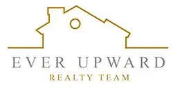 A logo of a house with the words " river upway realty team ".